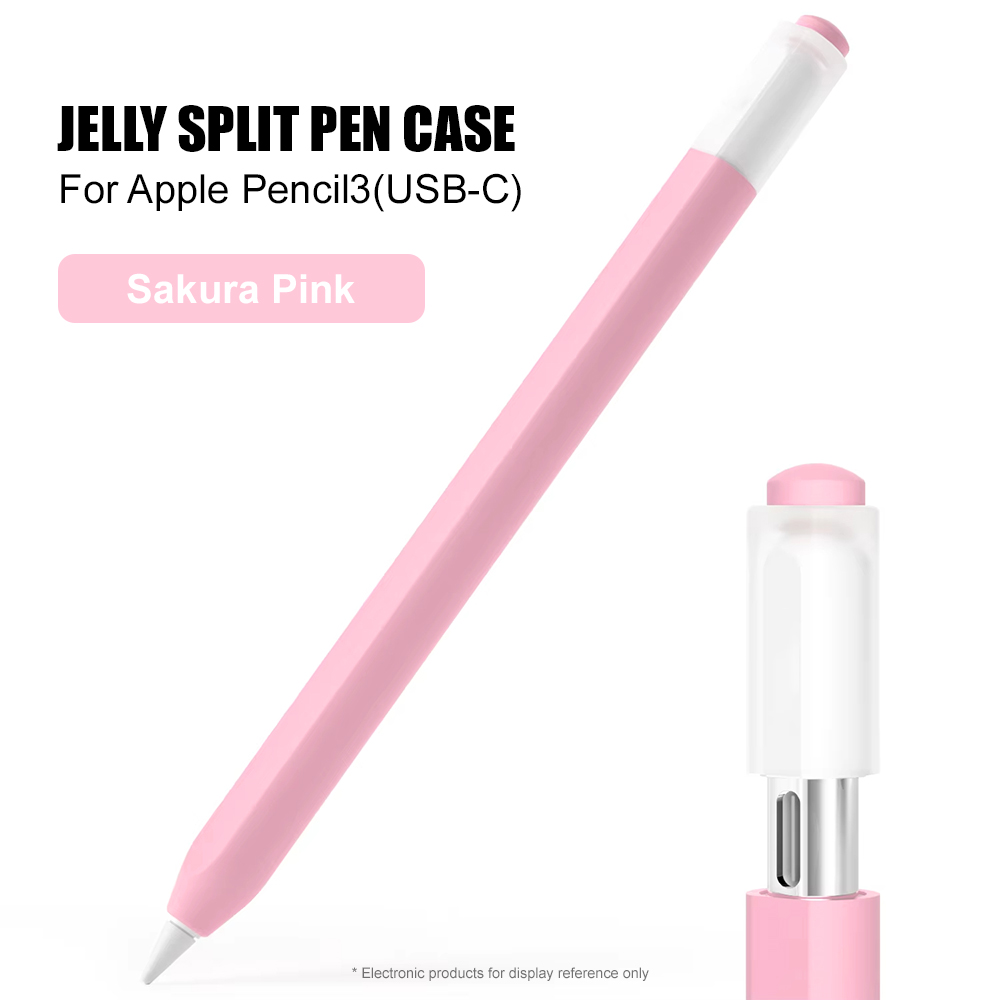 Pen Tablet Accessories - Farblich abgesetztes Silikon-Stifthüllen-Set für Apple Pencil