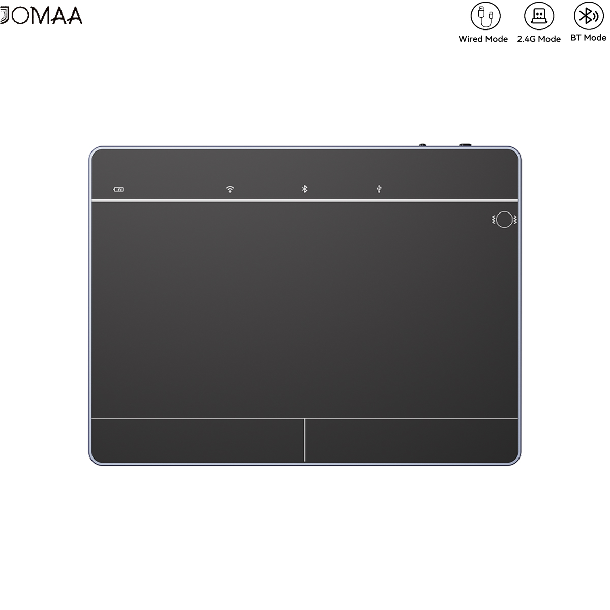 Bluetooth Trackpad - JOMAA Wiederaufladbares Bluetooth-Touchpad, USB, kabelloses/kabelgebundenes Trackpad