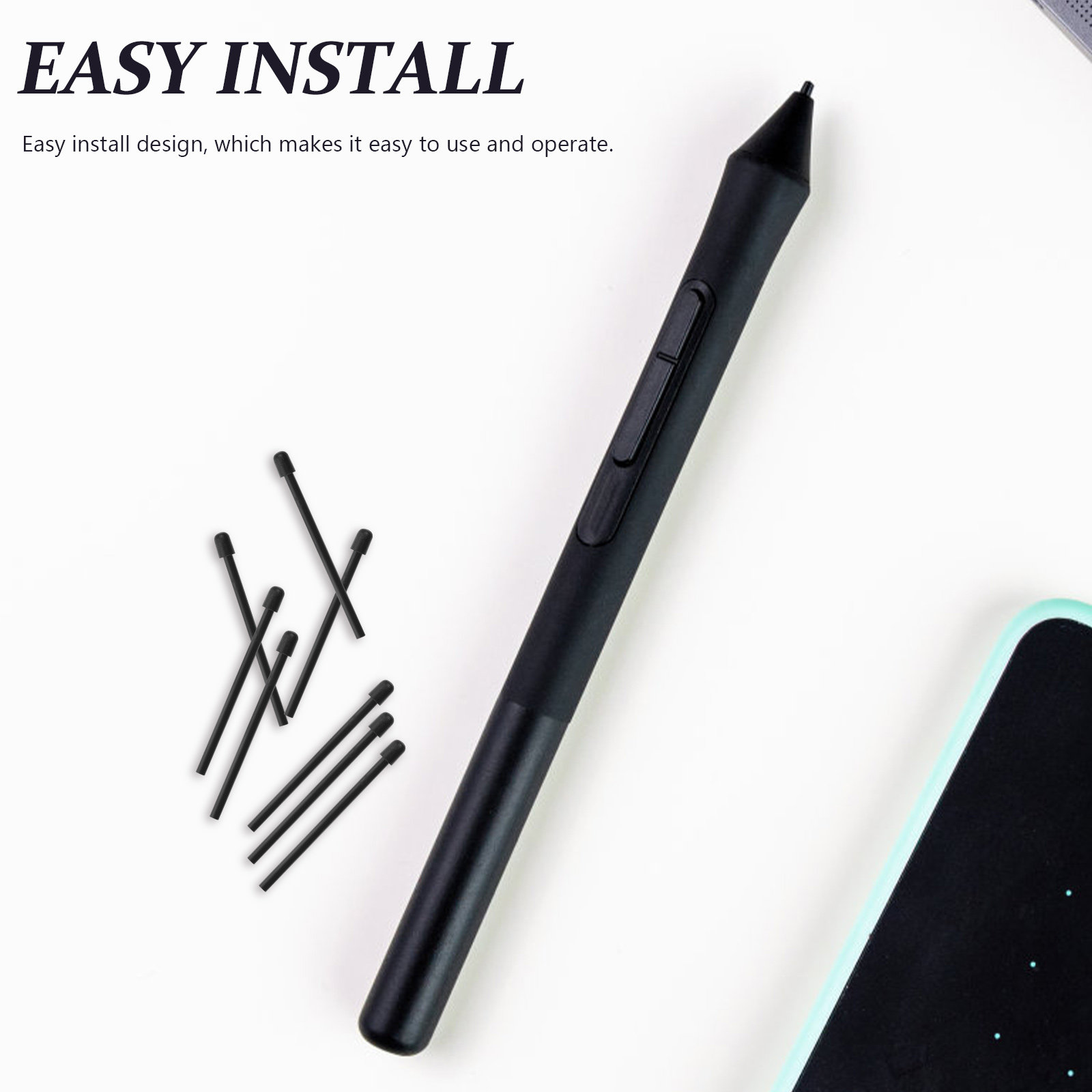 Stylus Replacement Tip - 30 Stück Tablet-Stiftspitzen, Ersatzspitzen mit hoher