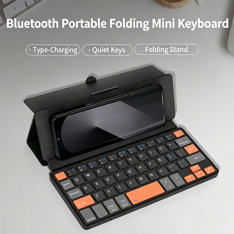 Bluetooth Trackpad - Faltbare Tastatur mit Touchpad, kompakte Bluetooth-Tastatur