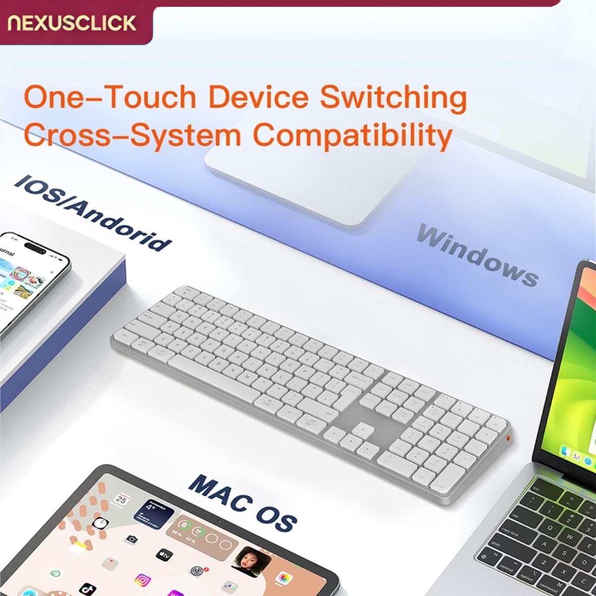 NexusClick 109 Tasten Schlanke – Bluetooth Trackpad Bewertung und Preis