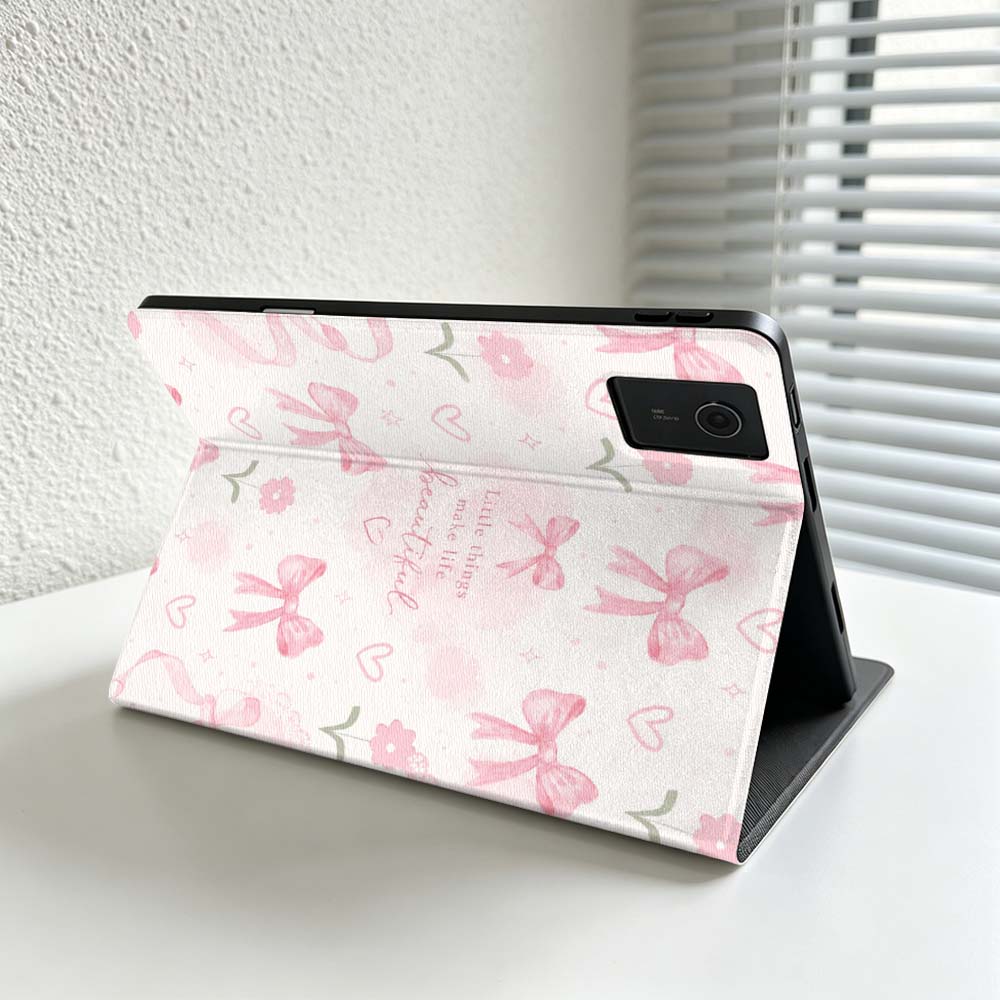 Minimalistisches rosa Schleife – Lenovo Tablet P12 Accessories Bewertung und Preis